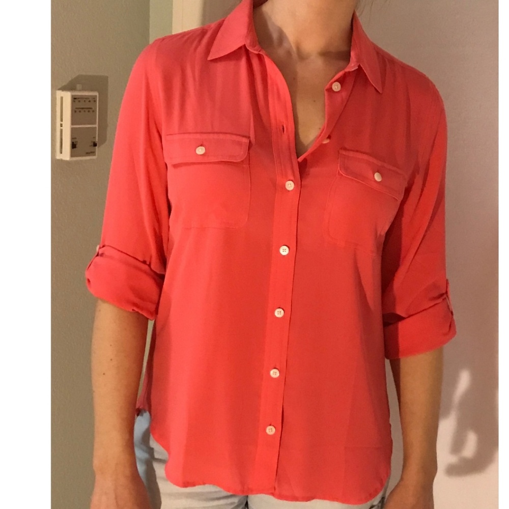 🌶 SALE 🌶 Coral Utility Blouse